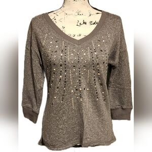 Red Camel Studded Long Sleeve